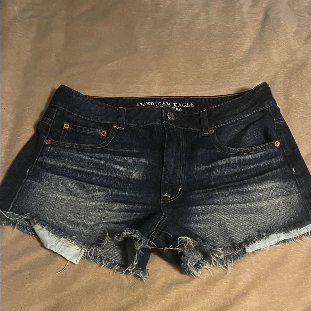 American Eagle Outfitters Dark Blue Jean Shorts